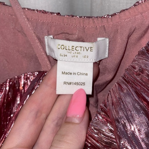 ASOS pink & red ruffle dress, perfect for taylor swift concert!!! ONLY WORN ONCE - Picture 6 of 6